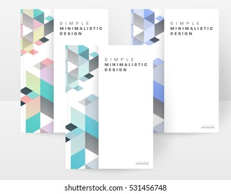 Plantilla de fondo geométrico para cubiertas, volantes, pancartas, carteles y carteles, puede utilizarse para presentaciones y libros, ilustración vectorial EPS10