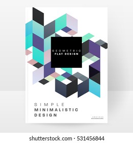 Plantilla de fondo geométrico para cubiertas, volantes, pancartas, carteles y carteles, puede utilizarse para presentaciones y libros, ilustración vectorial EPS10