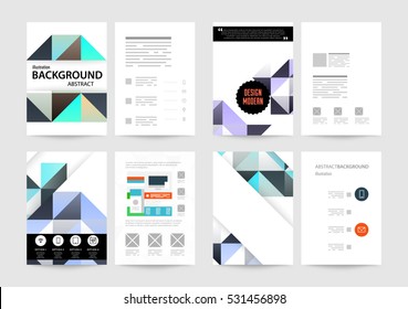 Geometric background Template for covers, flyers, banners, posters and placards, may be used for presentations and books, EPS10 vector illustration