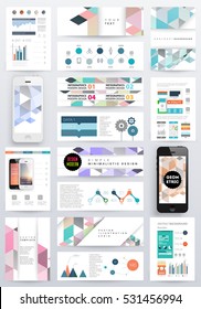 Geometric background Template for covers, flyers, banners, posters and placards, may be used for presentations and books, EPS10 vector illustration