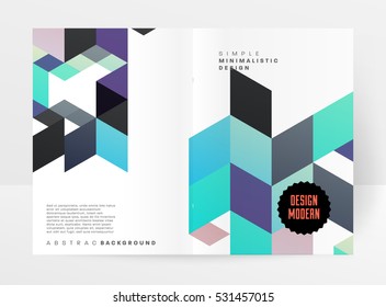 Geometric background Template for covers, flyers, banners, posters and placards, may be used for presentations and books, EPS10 vector illustration