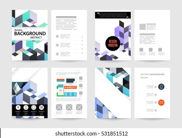 Geometric background Template for covers, flyers, banners, posters and placards, may be used for presentations and books, EPS10 vector illustration