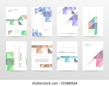 Geometric background Template for covers, flyers, banners, posters and placards, may be used for presentations and books, EPS10 vector illustration
