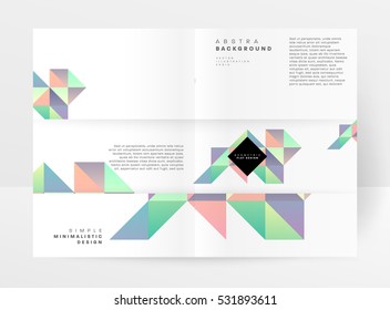 Geometric background Template for covers, flyers, banners, posters and placards, may be used for presentations and books, EPS10 vector illustration
