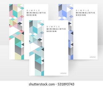 Geometric background Template for covers, flyers, banners, posters and placards, may be used for presentations and books, EPS10 vector illustration