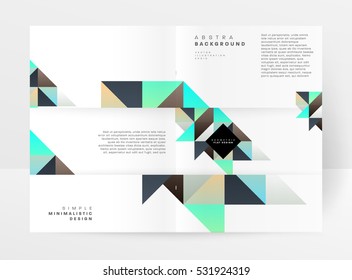 Geometric background Template for covers, flyers, banners, posters and placards, may be used for presentations and books, EPS10 vector illustration