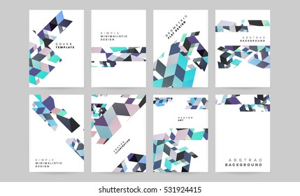 Geometric background Template for covers, flyers, banners, posters and placards, may be used for presentations and books, EPS10 vector illustration