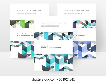Geometric background Template for covers, flyers, banners, posters and placards, may be used for presentations and books, EPS10 vector illustration