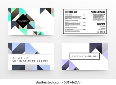 Geometric background Template for covers, flyers, banners, posters and placards, may be used for presentations and books, EPS10 vector illustration