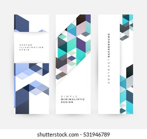 Geometric background Template for covers, flyers, banners, posters and placards, may be used for presentations and books, EPS10 vector illustration