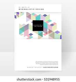 Geometric background Template for covers, flyers, banners, posters and placards, may be used for presentations and books, EPS10 vector illustration