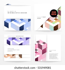 Geometric background Template for covers, flyers, banners, posters and placards, may be used for presentations and books, EPS10 vector illustration