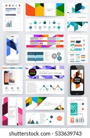 Geometric background Template for covers, flyers, banners, posters and placards, may be used for presentations and books, EPS10 vector illustration