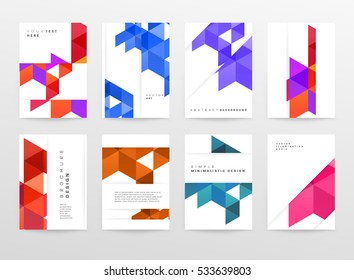 Geometric background Template for covers, flyers, banners, posters and placards, may be used for presentations and books, EPS10 vector illustration