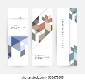 Geometric background Template for covers, flyers, banners, posters and placards, may be used for presentations and books, EPS10 vector illustration