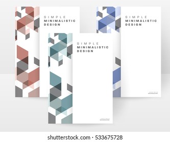 Plantilla de fondo geométrico para cubiertas, volantes, pancartas, carteles y carteles, puede utilizarse para presentaciones y libros, ilustración vectorial EPS10
