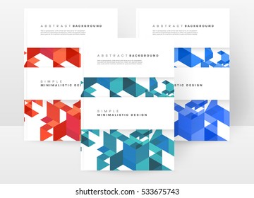 Geometric background Template for covers, flyers, banners, posters and placards, may be used for presentations and books, EPS10 vector illustration