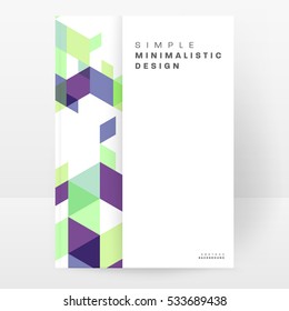 Modelo de fundo geométrico para capas, folhetos, banners, cartazes e cartazes, pode ser usado para apresentações e livros, ilustração vetorial EPS10