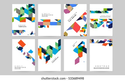 Geometric background Template for covers, flyers, banners, posters and placards, may be used for presentations and books, EPS10 vector illustration
