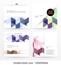 Geometric background Template for covers, flyers, banners, posters and placards, may be used for presentations and books, EPS10 vector illustration