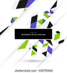 Geometric background Template for covers, flyers, banners, posters and placards, may be used for presentations and books, EPS10 vector illustration