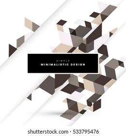 Geometric background Template for covers, flyers, banners, posters and placards, may be used for presentations and books, EPS10 vector illustration