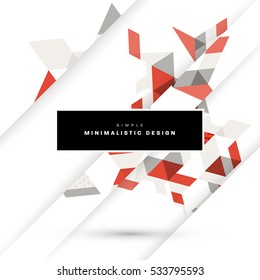 Geometric background Template for covers, flyers, banners, posters and placards, may be used for presentations and books, EPS10 vector illustration