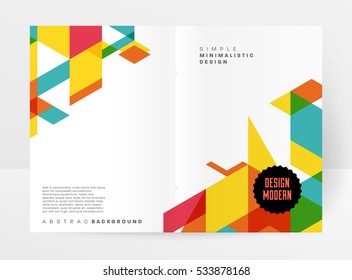 Geometric background Template for covers, flyers, banners, posters and placards, may be used for presentations and books, EPS10 vector illustration