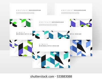 Geometric background Template for covers, flyers, banners, posters and placards, may be used for presentations and books, EPS10 vector illustration