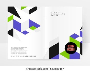 Geometric background Template for covers, flyers, banners, posters and placards, may be used for presentations and books, EPS10 vector illustration