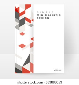 Geometric background Template for covers, flyers, banners, posters and placards, may be used for presentations and books, EPS10 vector illustration