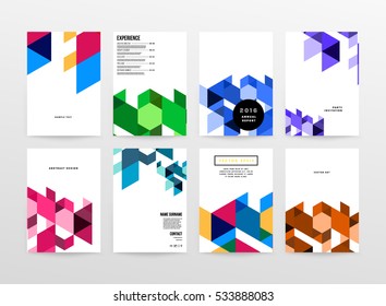 Geometric background Template for covers, flyers, banners, posters and placards, may be used for presentations and books, EPS10 vector illustration