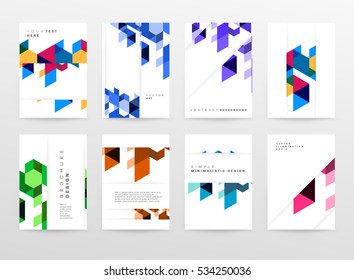Geometrische Hintergrundvorlage für Cover, Flyer, Banner, Poster und Plakate, kann für Präsentationen und Bücher verwendet werden, EPS10 Vektorgrafik
