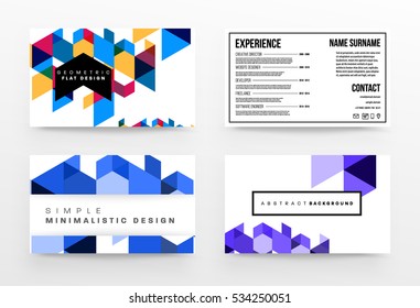 Geometric background Template for covers, flyers, banners, posters and placards, may be used for presentations and books, EPS10 vector illustration