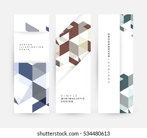 Geometric background Template for covers, flyers, banners, posters and placards, may be used for presentations and books, EPS10 vector illustration