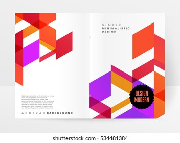 Geometric background Template for covers, flyers, banners, posters and placards, may be used for presentations and books, EPS10 vector illustration