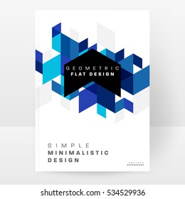Geometric background Template for covers, flyers, banners, posters and placards, may be used for presentations and books, EPS10 vector illustration