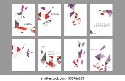 Geometric background Template for covers, flyers, banners, posters and placards, may be used for presentations and books, EPS10 vector illustration