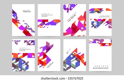 Plantilla de fondo geométrico para cubiertas, volantes, pancartas, carteles y carteles, puede utilizarse para presentaciones y libros, ilustración vectorial EPS10