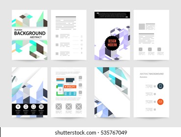Geometric background Template for covers, flyers, banners, posters and placards, may be used for presentations and books, EPS10 vector illustration