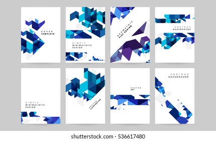 Plantilla de fondo geométrico para cubiertas, volantes, pancartas, carteles y carteles, puede utilizarse para presentaciones y libros, ilustración vectorial EPS10