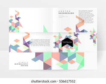 Geometric background Template for covers, flyers, banners, posters and placards, may be used for presentations and books, EPS10 vector illustration