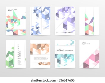 Geometric background Template for covers, flyers, banners, posters and placards, may be used for presentations and books, EPS10 vector illustration
