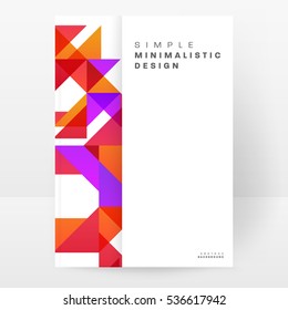 Geometric background Template for covers, flyers, banners, posters and placards, may be used for presentations and books, EPS10 vector illustration