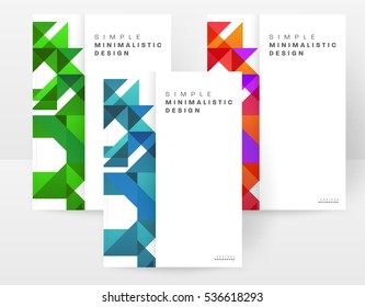 Geometric background Template for covers, flyers, banners, posters and placards, may be used for presentations and books, EPS10 vector illustration