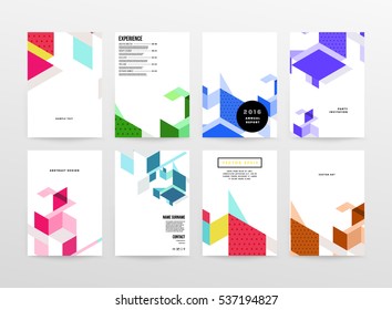Geometric background Template for covers, flyers, banners, posters and placards, may be used for presentations and books, EPS10 vector illustration