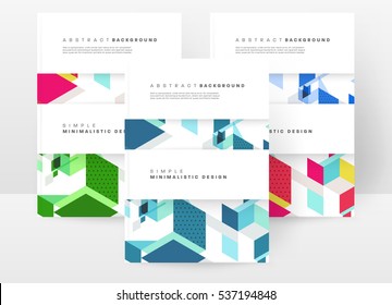 Geometric background Template for covers, flyers, banners, posters and placards, may be used for presentations and books, EPS10 vector illustration