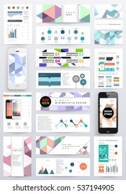 Geometrische Hintergrundvorlage für Cover, Flyer, Banner, Poster und Plakate, kann für Präsentationen und Bücher verwendet werden, EPS10 Vektorgrafik