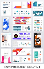 Geometric background Template for covers, flyers, banners, posters and placards, may be used for presentations and books, EPS10 vector illustration