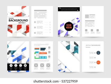 Geometric background Template for covers, flyers, banners, posters and placards, may be used for presentations and books, EPS10 vector illustration